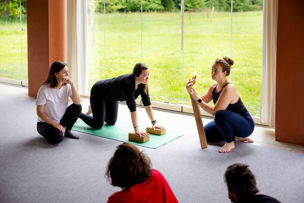 Transmission pédagogique en formation de yoga